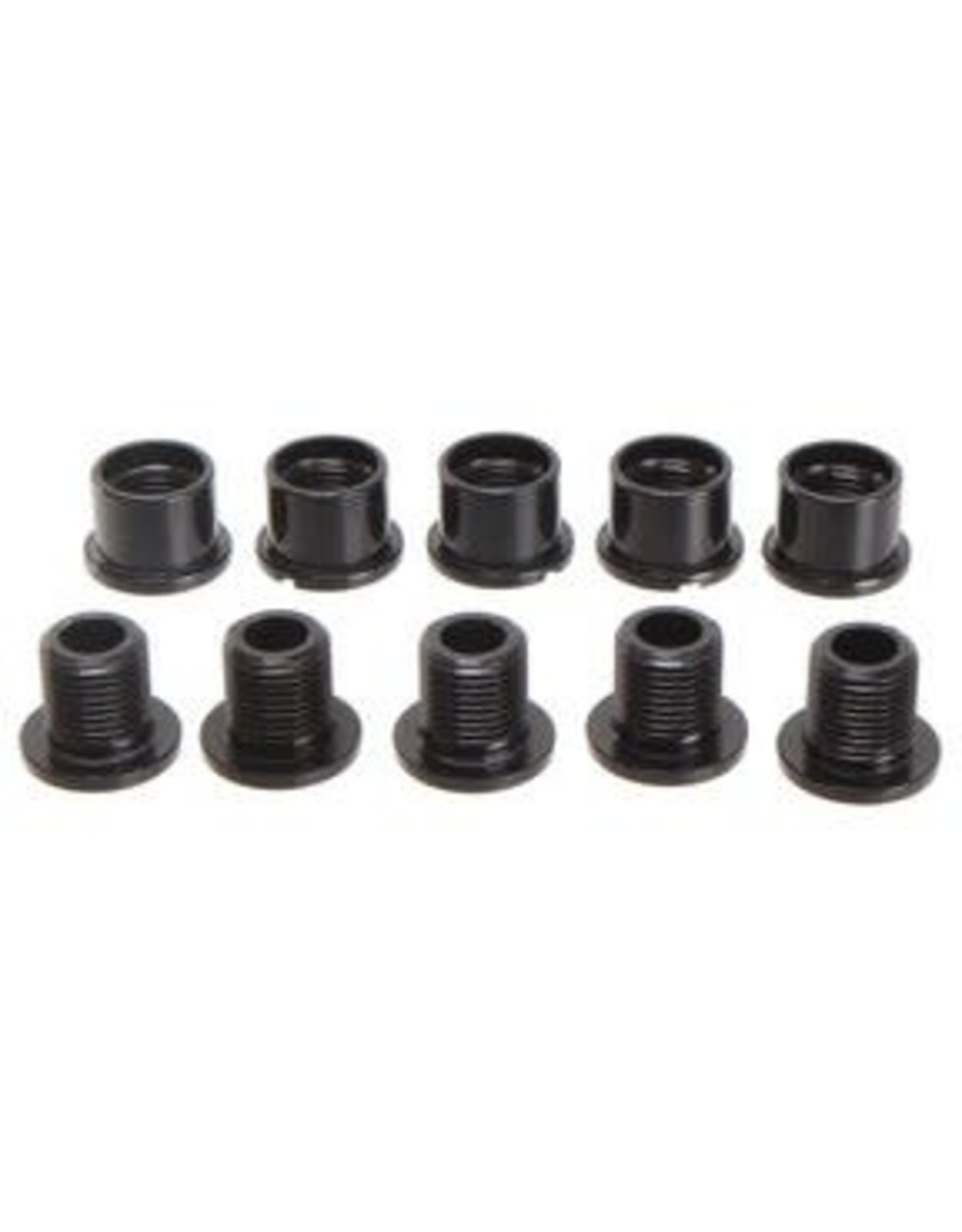 Chainring Bolt Set Vuelta Aluminum Double 10-Piece Black