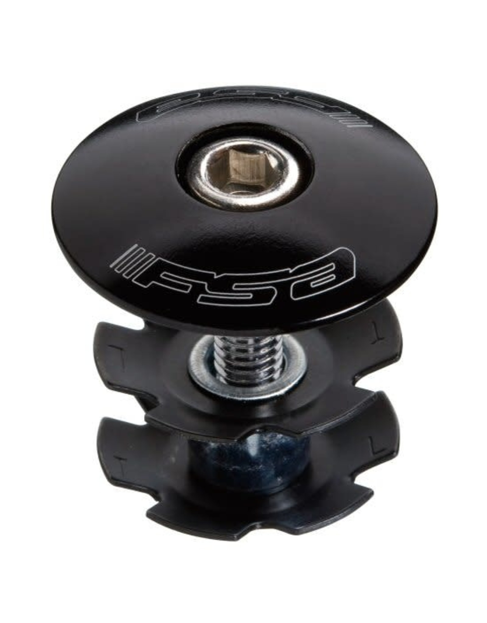 FSA - Full Speed Ahead Star Nut/Top Cap/Bolt FSA Alloy 1-1/8" Black