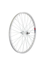 Wheel 24x1.75" Aloy Front 36h 3/8" B/O Silver