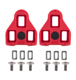 Pedal Cleats Exustar for Look Arc1 Delta 9° Float Red