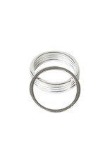 Headset Spacer Alloy 1" 2 mm Silver EACH