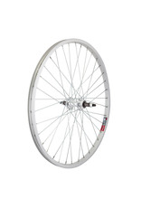 Wheel 24x1.75" Alloy 36h 5/6/7-Sp FW B/O Silver