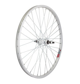 Wheel 24x1.75" Alloy 36h 5/6/7-Sp FW B/O Silver