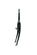 Fork MTB Hi-tensil Steel 26"WH 1-1/8" 250 mm Steerer 100  mm Threaded Black