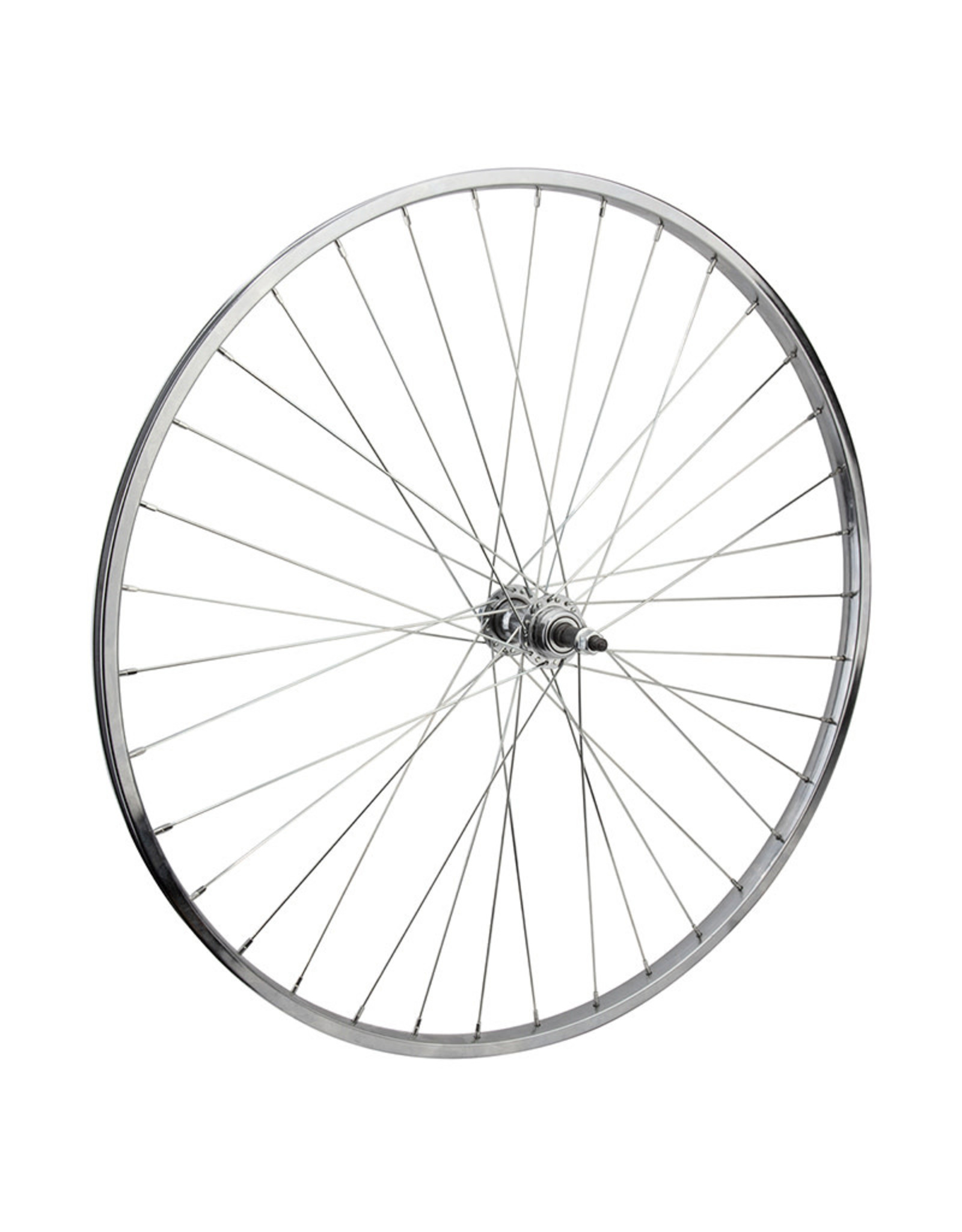 Wheel Steel 27x1-1/4" 36h 5/6/7-Sp FW B/O 126 mm Chrome