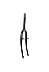 Fork MTB Hi-tensil Steel 26"WH 1-1/8" 200 mm Steerer 120 mm Threaded Black