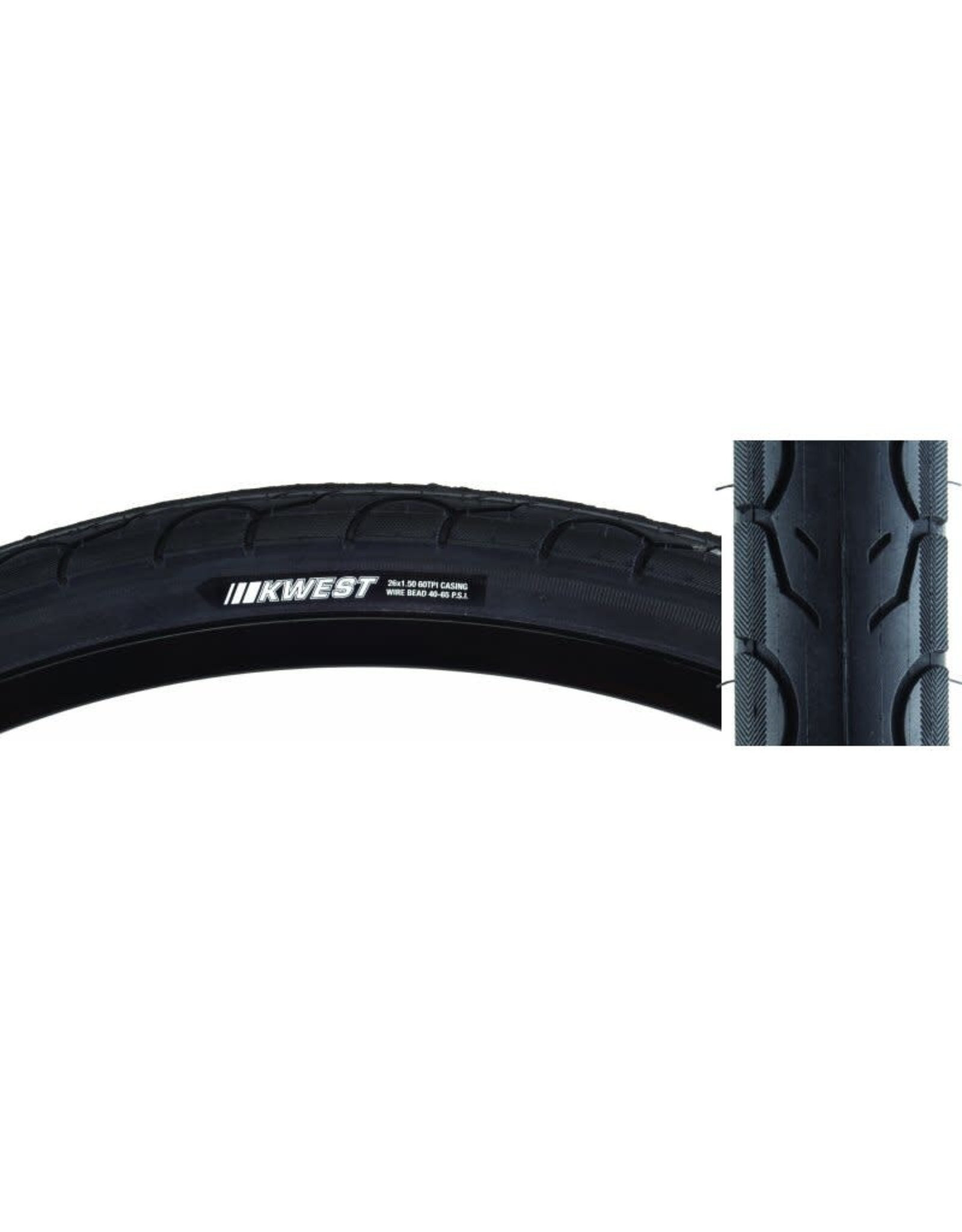Kenda Tire Kenda Kwest 26x1.5" Black