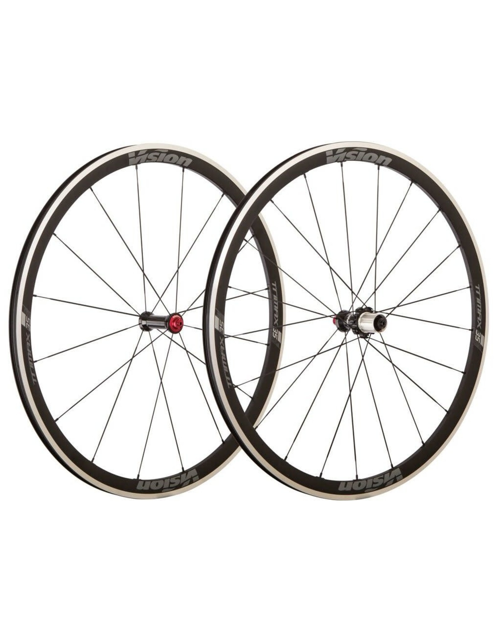 Vision Wheelset Vision TriMax35 Shimano Compatible 700c Black w/MSW