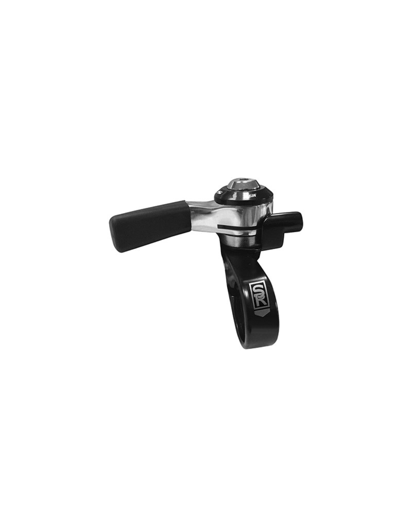 SunRace Shifter SunRace SLM96 Friction Thumb Left-Only 22.2 mm Black/ Silver