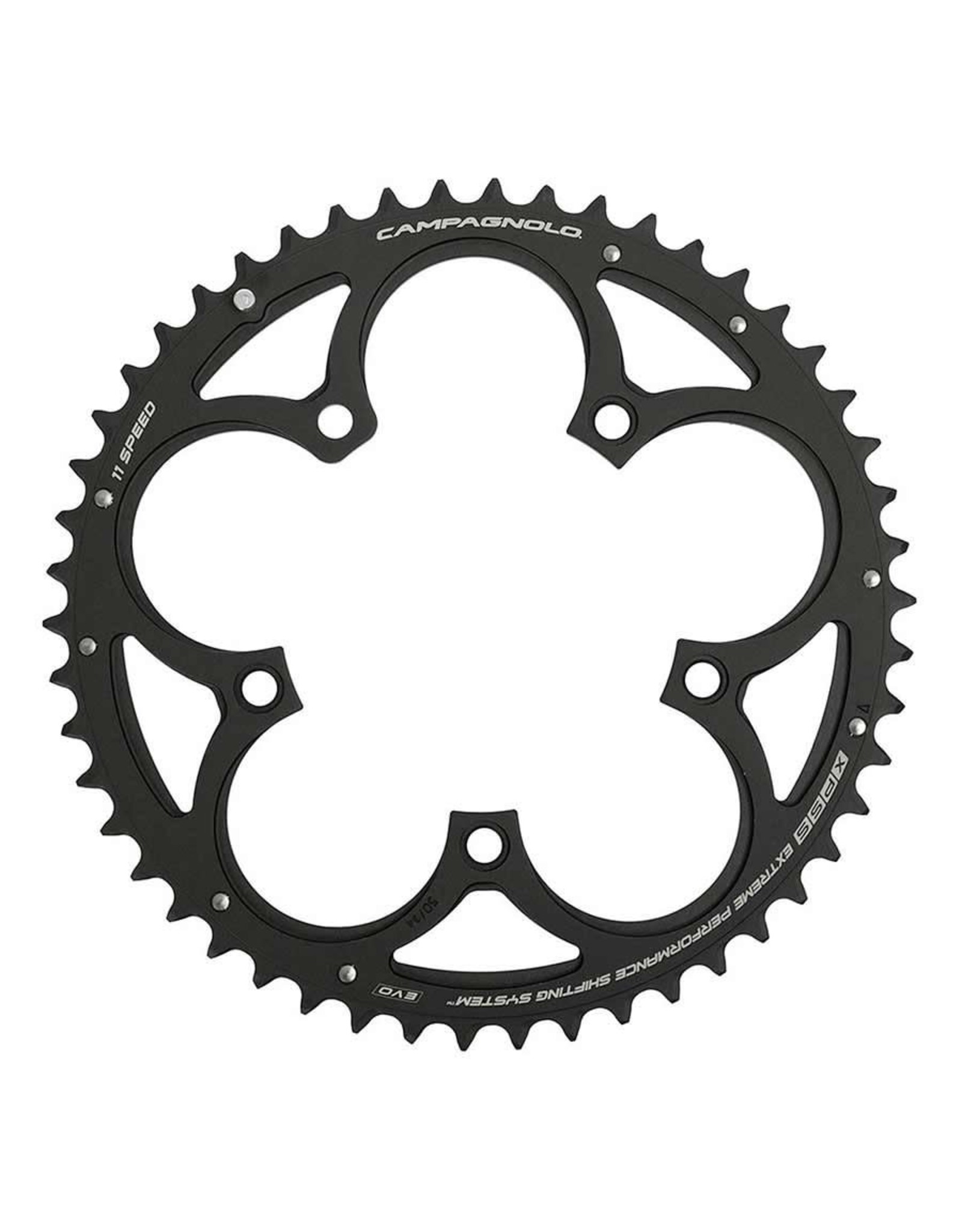 Campagnolo Chainring Campagnolo Super Record FC-CO050 50t 11-Sp 110 mm BCD Anthracite
