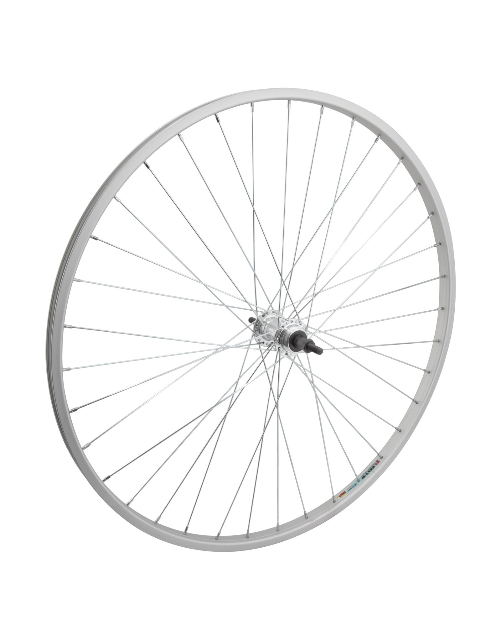 Wheel Alloy 27x1-1/4" 36h 5/6/7-Sp FW 126 mm O.L.D. B/O UCP Silver