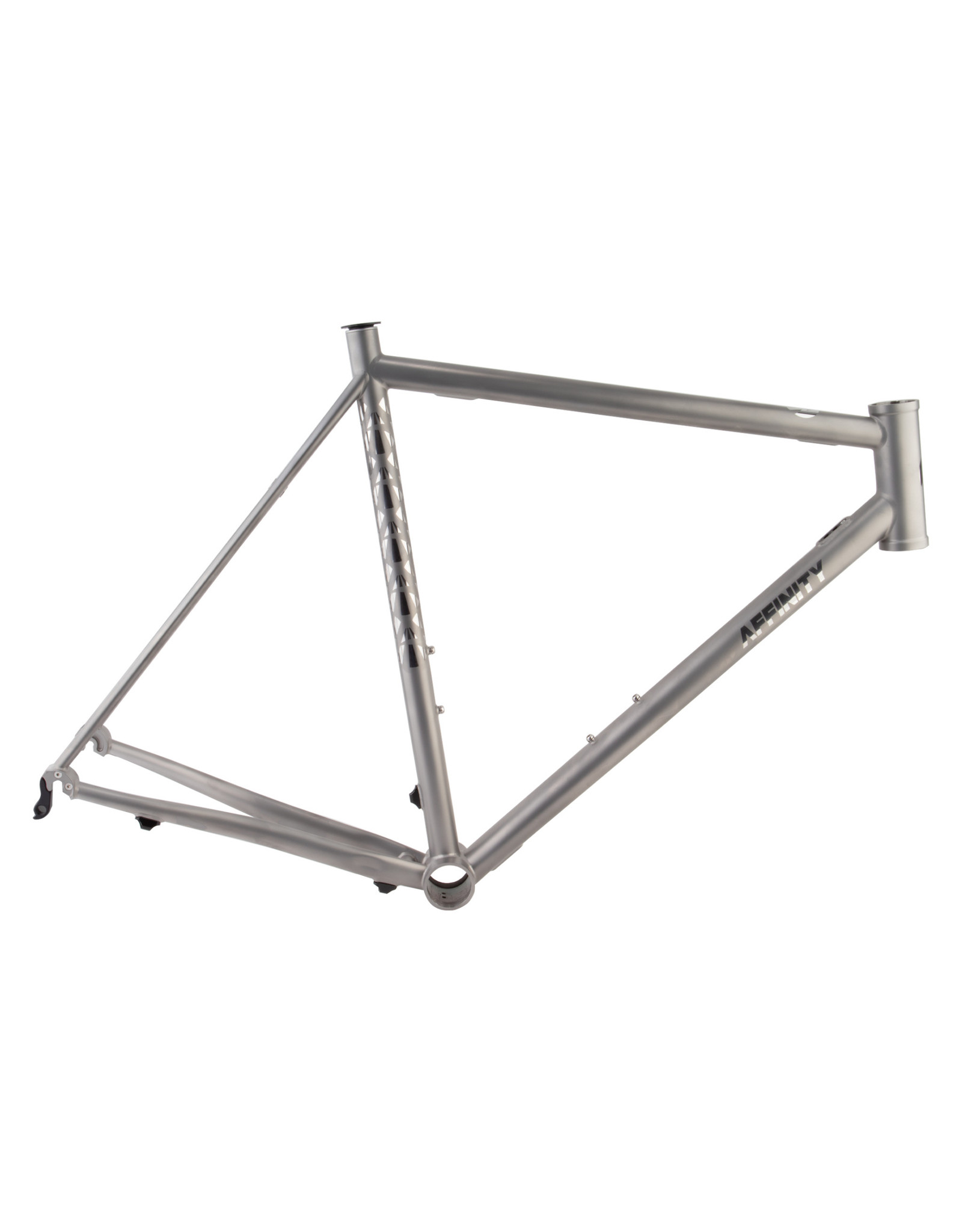 Affinity Frameset Affinity Road Anthem Small w/Fork & Headset Raw Stainlesss Steel