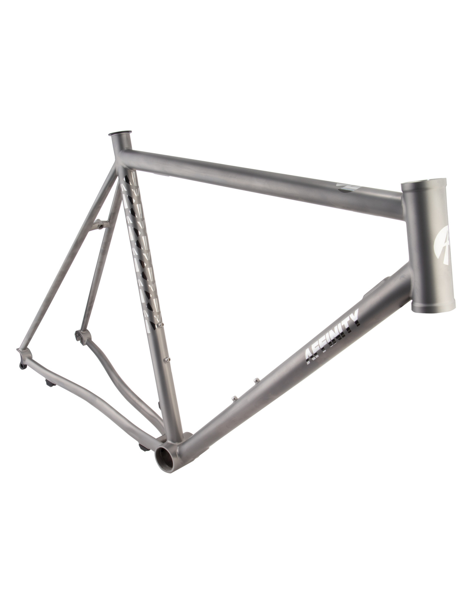 Affinity Frameset Affinity Road Anthem Small w/Fork & Headset Raw Stainlesss Steel