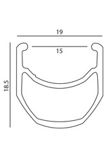Mavic Rim Mavic Open Pro Clincher 700c 32h Black