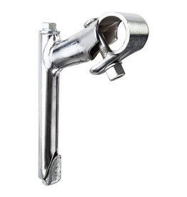 Wald Products Stem Wald #550 21.1 mm Quill 6" Length 60 mm Length 15° 25.4 mm Bar Clamp Chrome