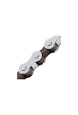 KMC Chain KMC S1 1/2"x1/8" 1-Sp 112 Links Silver/Brown