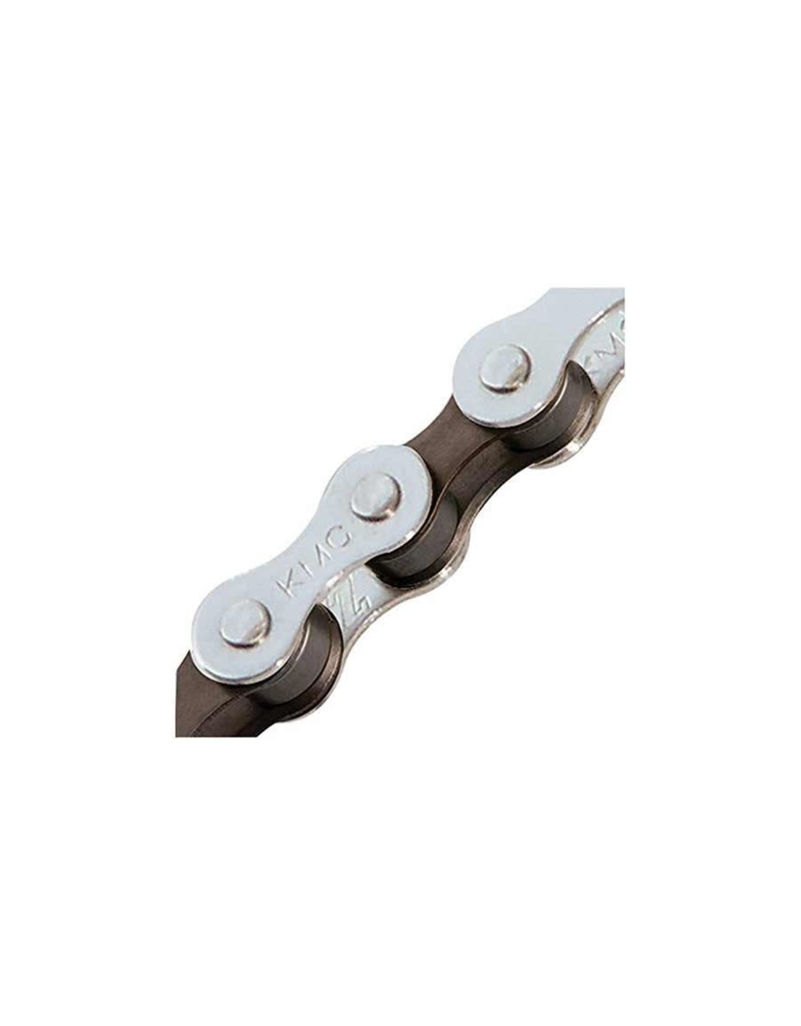 KMC Chain KMC S1 1/2"x1/8" 1-Sp 112 Links Silver/Brown