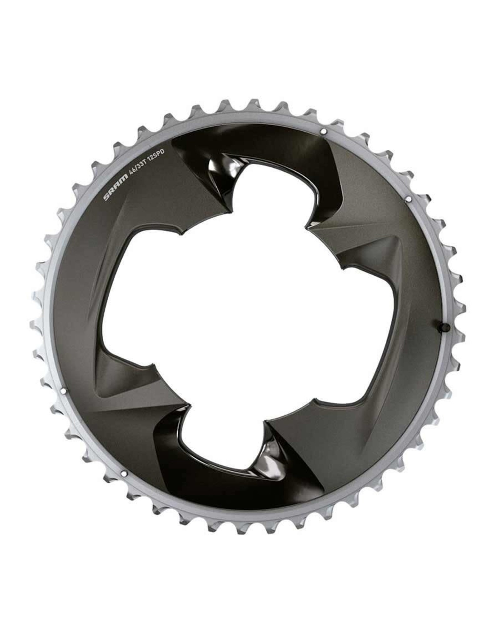 SRAM Chainring SRAM Force 46t 107 mm B.C.D. 2x12 Polar Grey