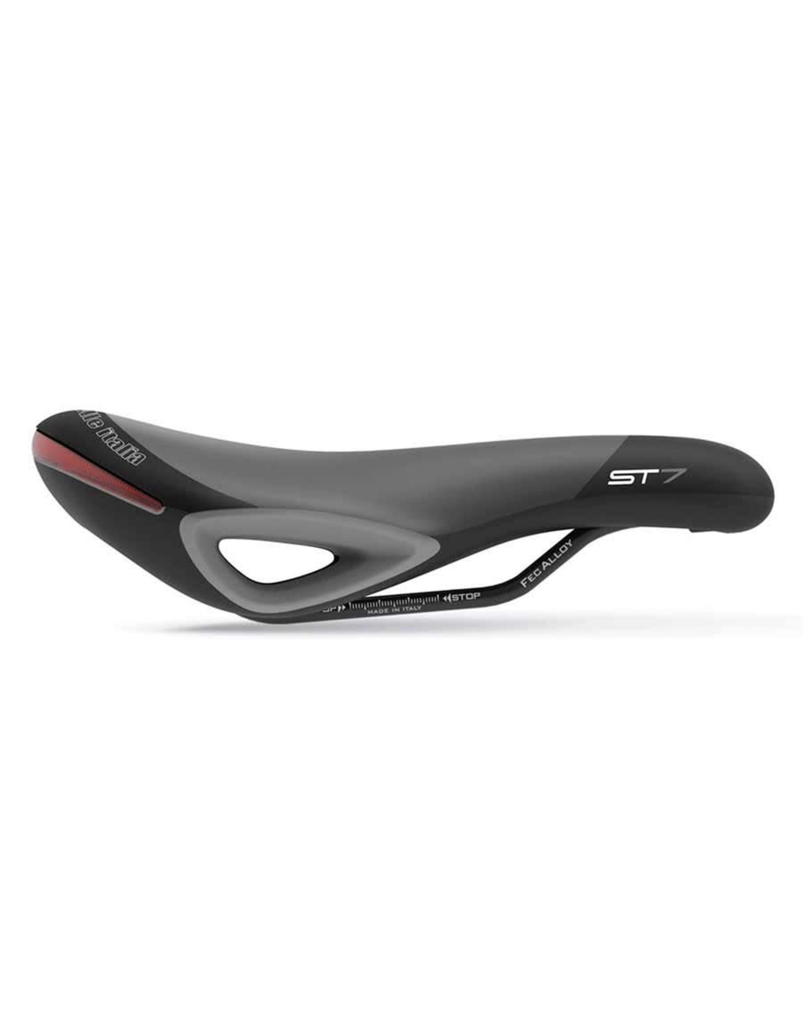 Selle Italia Saddle Selle Italia ST 7 Vision Superflow, 250x165 mm Unisex 395 g Black/Hi-Viz