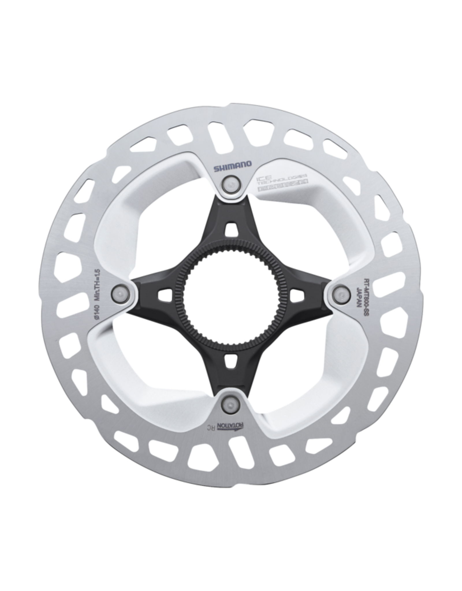 Shimano Disc Brake Rotor Shimano RT-MT800 160 mm w/Internal Spline Lockring