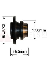 WheelsManufacturing Hub Cone Wheels Mfg. CN-R097 M10 17 mm Diameter 19 mm Length