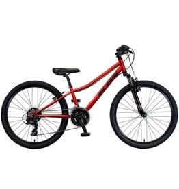 KHS Bicycles Bicycle 2022 KHS T-Rex 24"WH Chrome Red