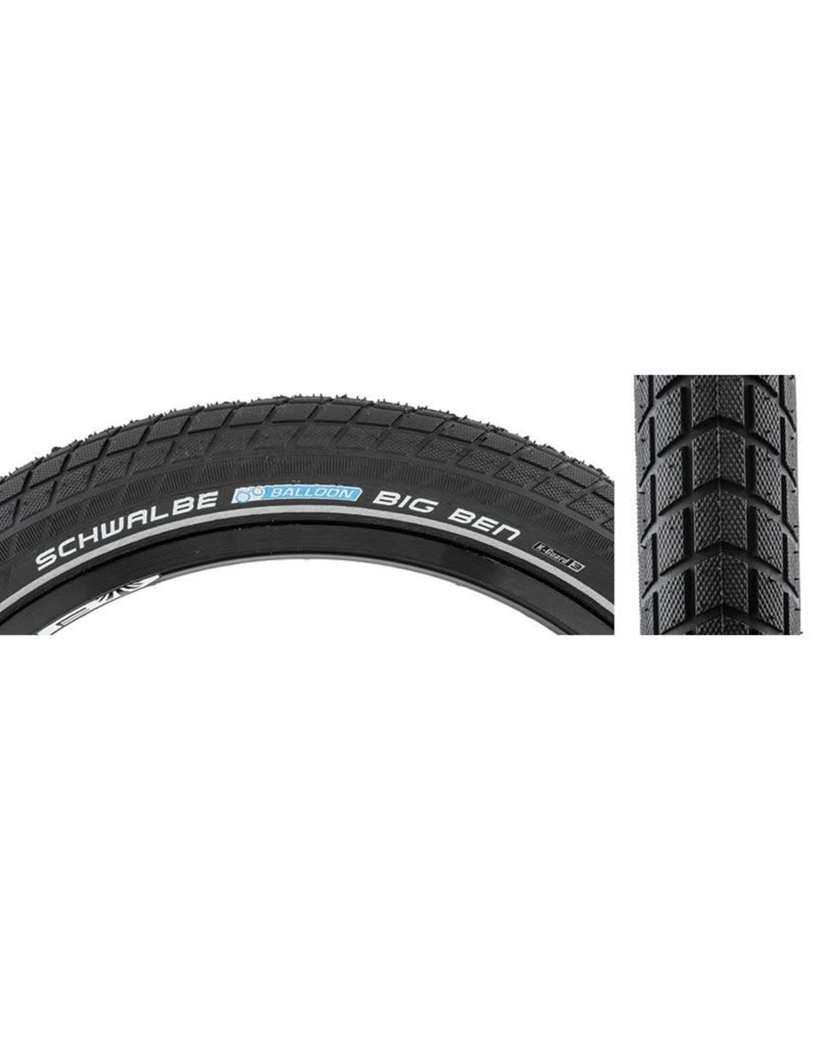 Schwalbe Tire Schwalbe Big Ben 27.5x2.0" Active Twin K-Guard Black