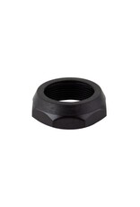 Headset Lock Nut Threaded w/Water Seal 1" Black