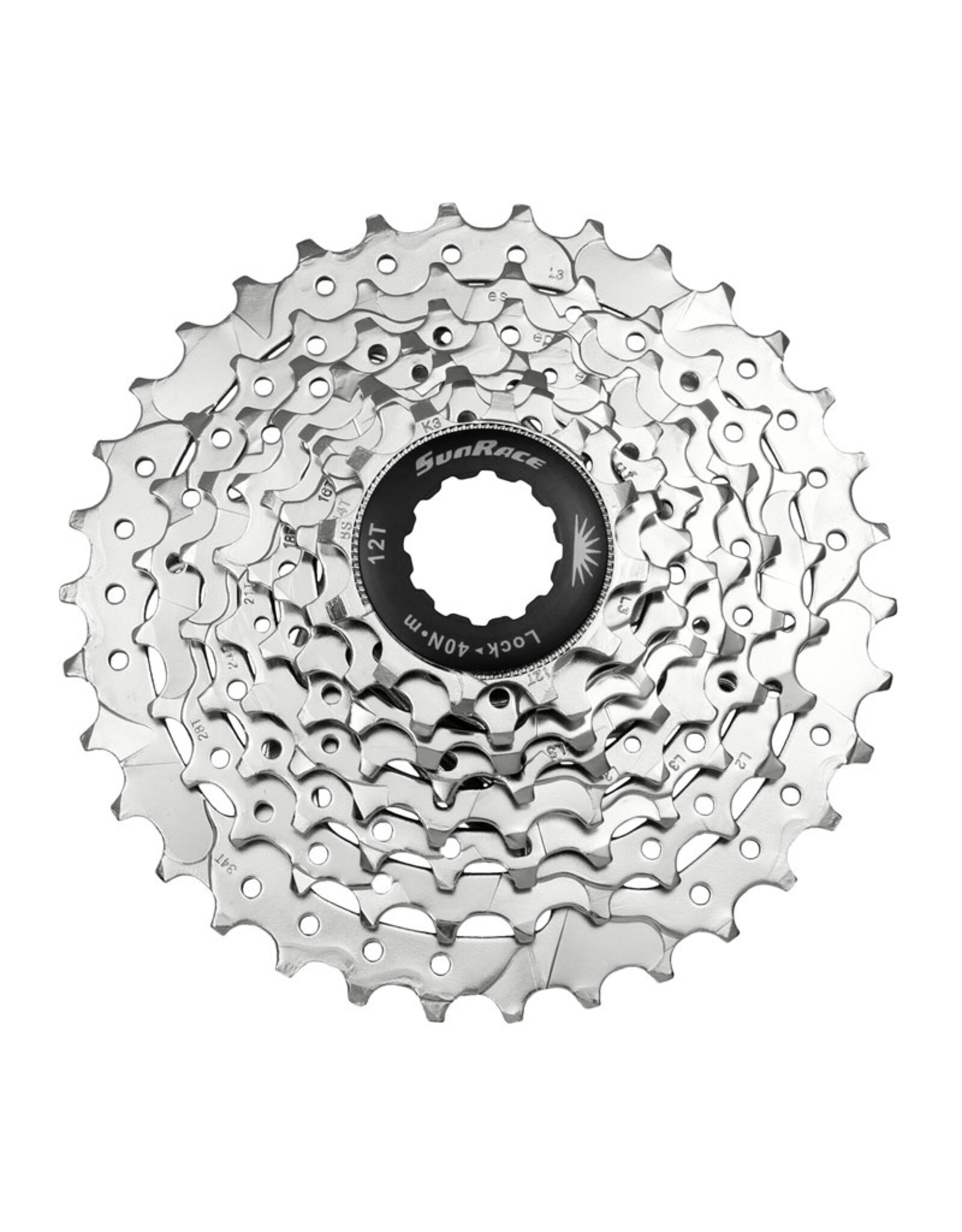 SunRace Cassette SunRace CSM66 8-Sp 12-34t Nickel
