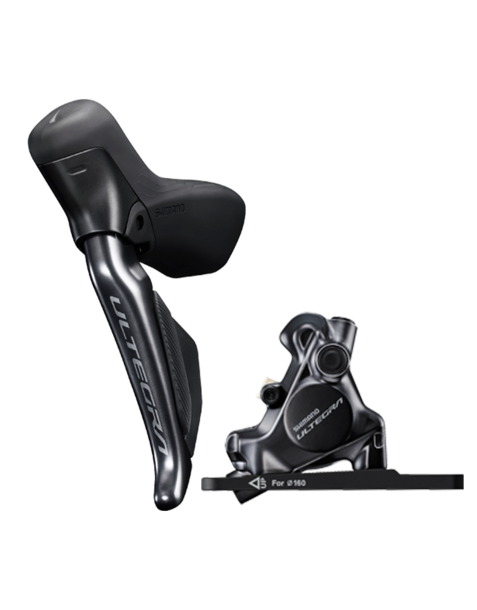 Shimano Brakeset/Shifter Shimano Ultegra ST-R8170D Di2 BR-R8170 Hydraulic DiscLeft/ Front 2-Sp Flat Mount Black