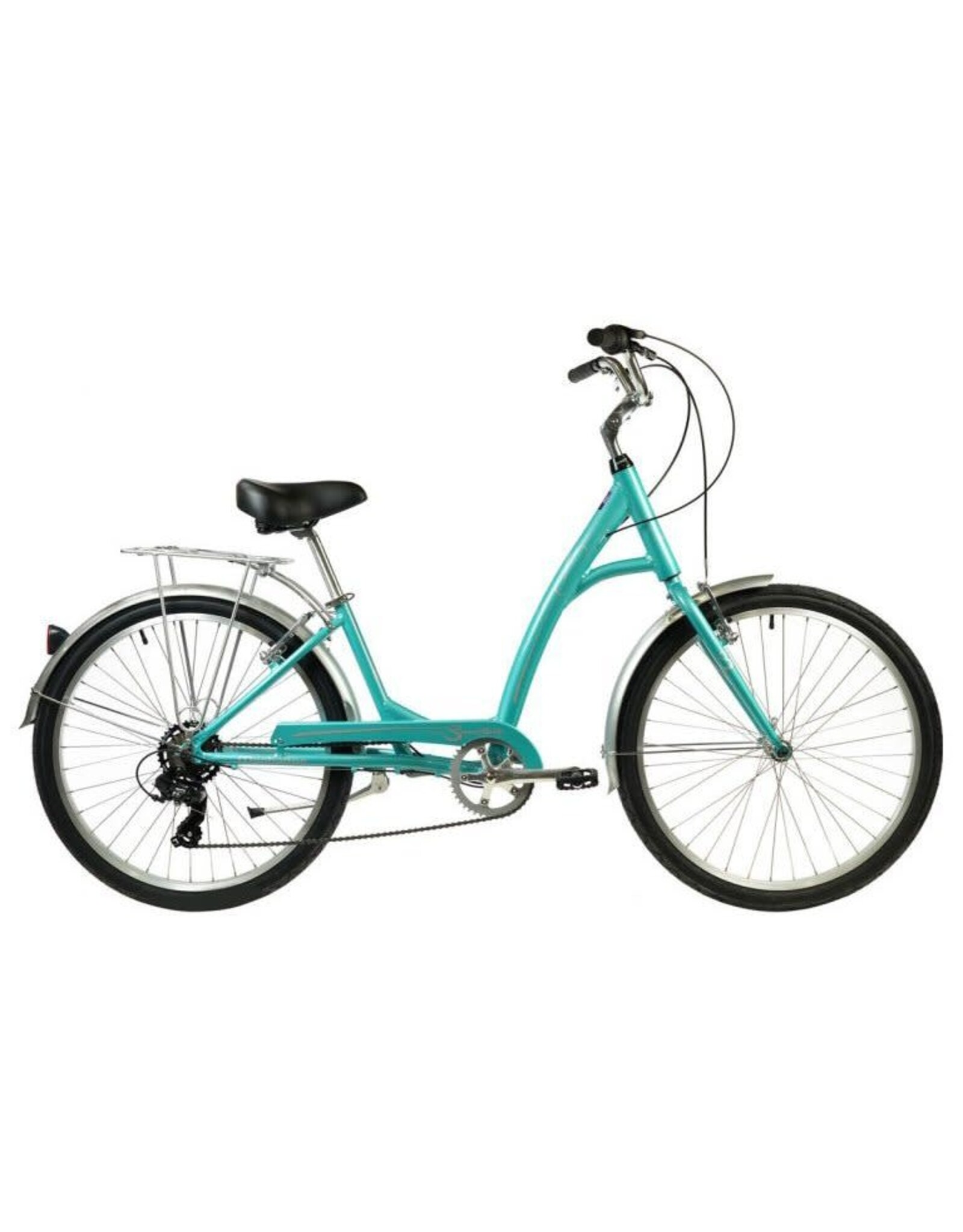 Manhattan Cruisers Bicycle 2024 Manhattan Cruisers Smoothie Deluxe Ladies Step-thru Teal