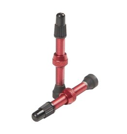 Stans No Tubes Tubeless Valves Stans No Tubes Aluminum 55 mm PV Red PAIR