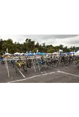 Moved By Bikes Bicycle Event Stand / Triathlon Transition Rack Moved By Bikes G3 Valet Silver