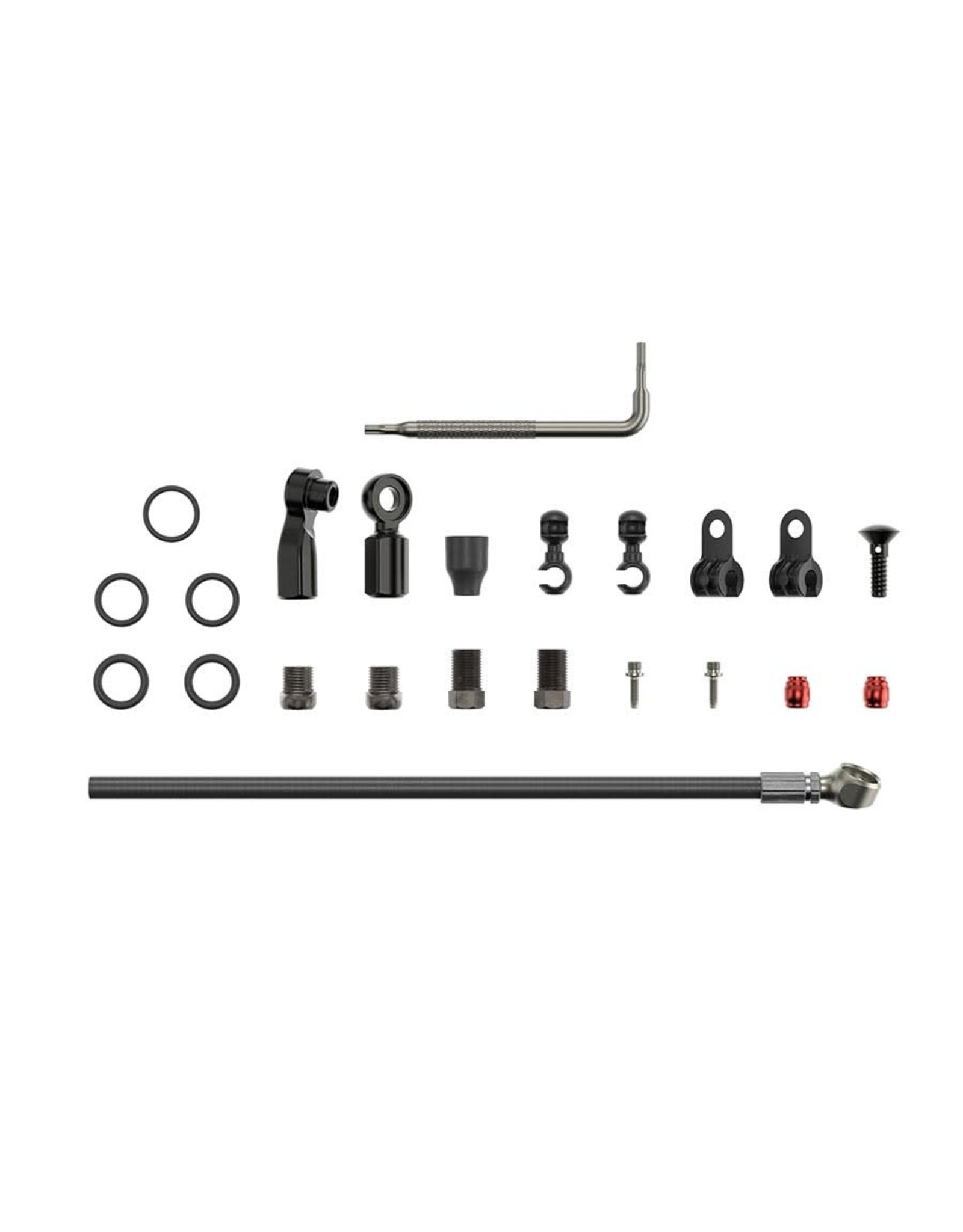 SRAM Hydraulic Brake Hose Kit SRAM Beveled Banjo 2000 mm Black