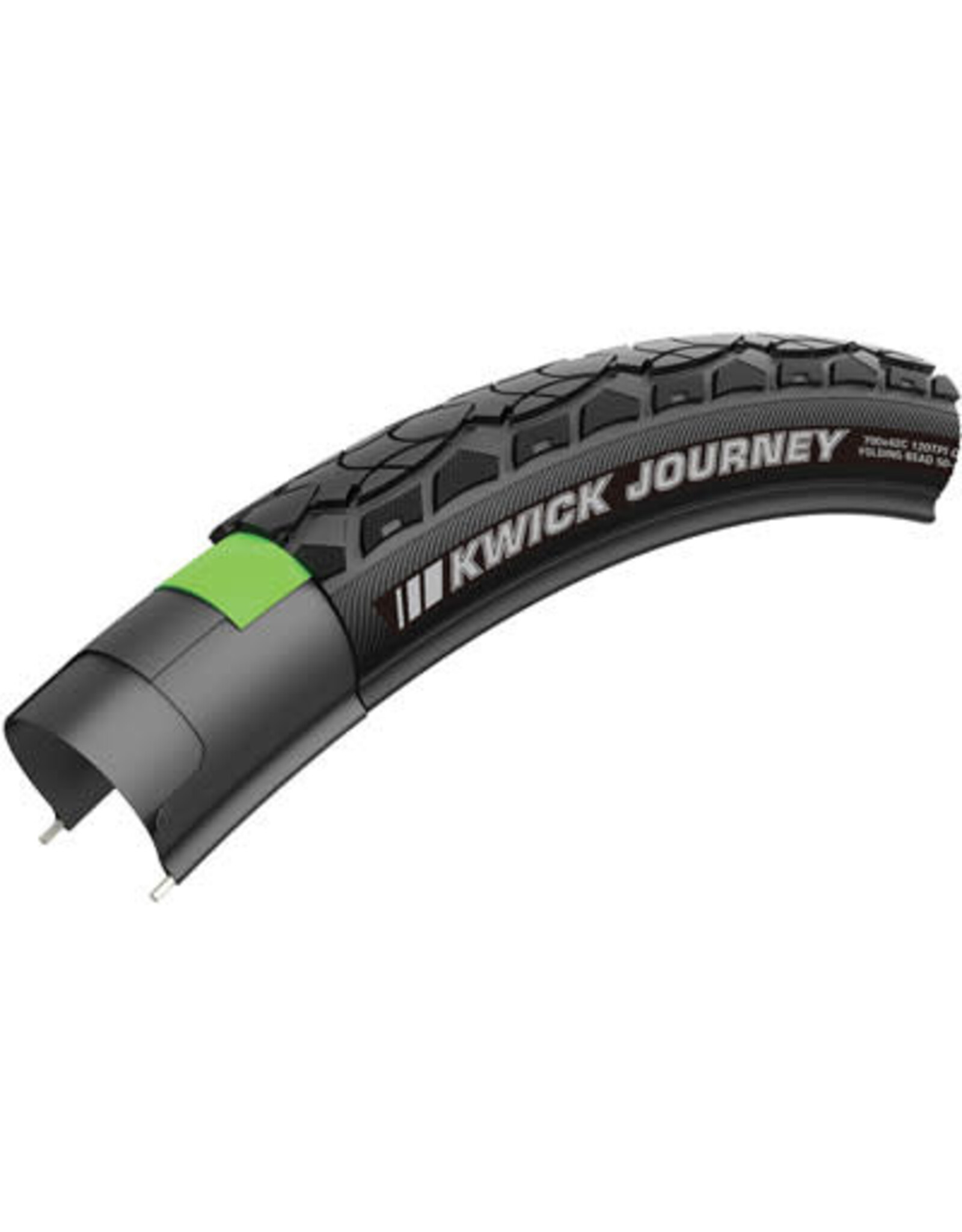 Kenda Tire Kenda Kwick Journey Sport E-Bike Rated 700x50c (29x2") K-Shield SRC 60 tpi Reflective Black