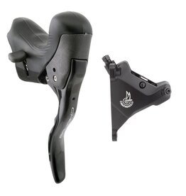 Campagnolo Shifter w/Brake Caliper Campagnolo Chorus EP21 Hydraulic Disc Left Only 2-Sp Flat Mount for 160 mm Rotor