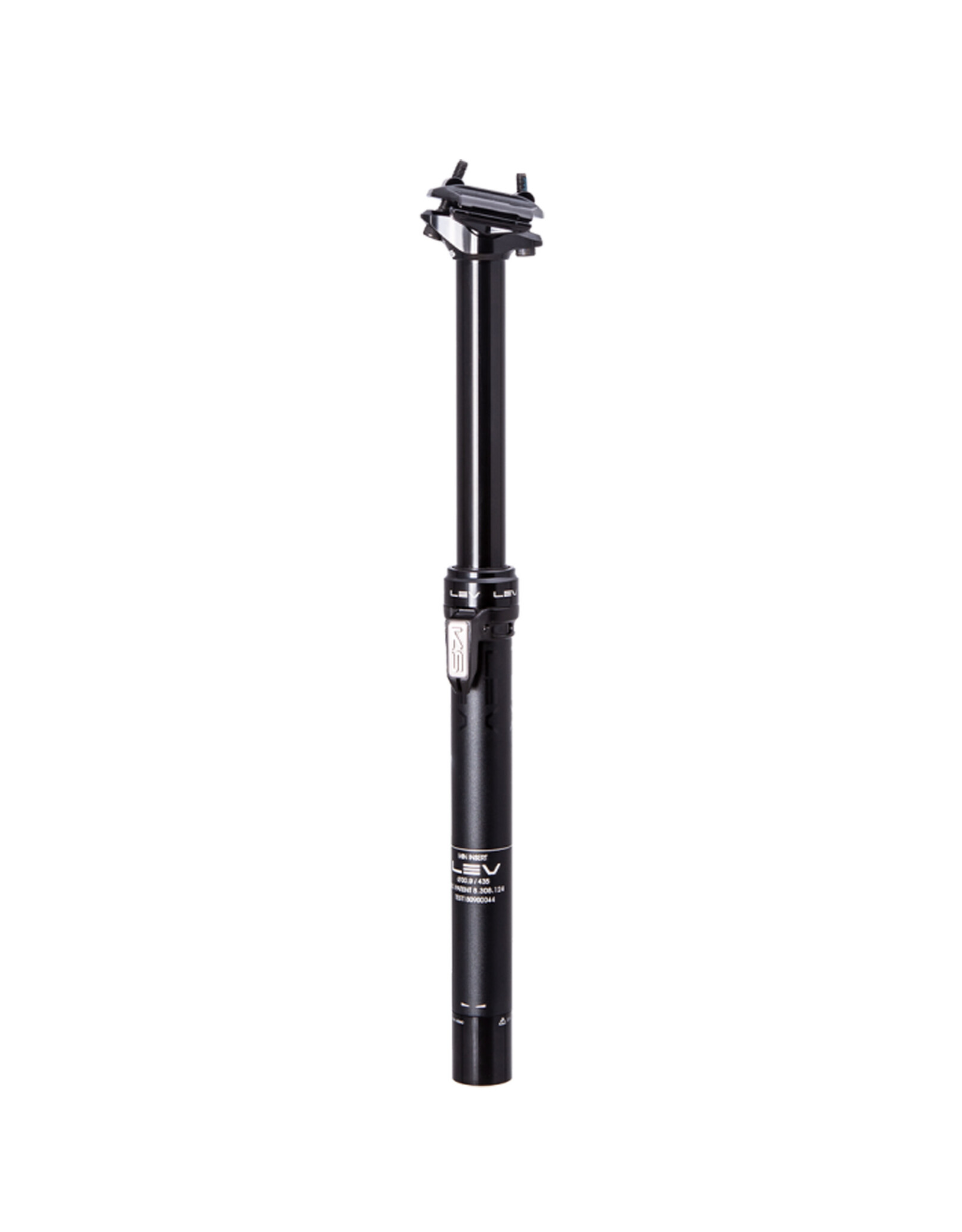 KS Dropper Seatpost KS LEV 272 100 mm Drop 27.2x405 mm External Cable Black
