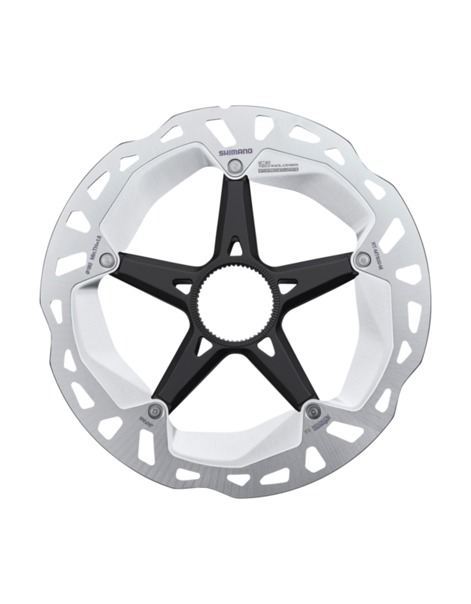 Shimano Disc Brake Rotor Shimano RT-MT800 180 mm External Lockring