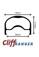Velocity USA Rim Velocity Cliffhanger 29"/700c 40h non-MSW Black