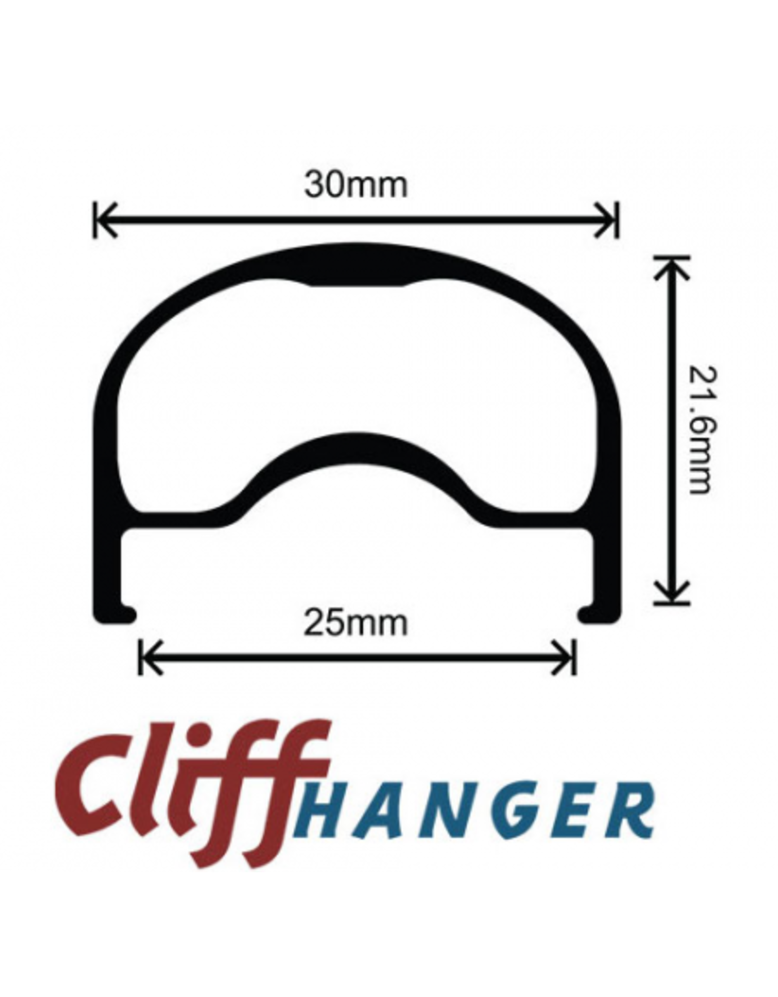 Velocity USA Rim Velocity Cliffhanger 29"/700c 40h non-MSW Black