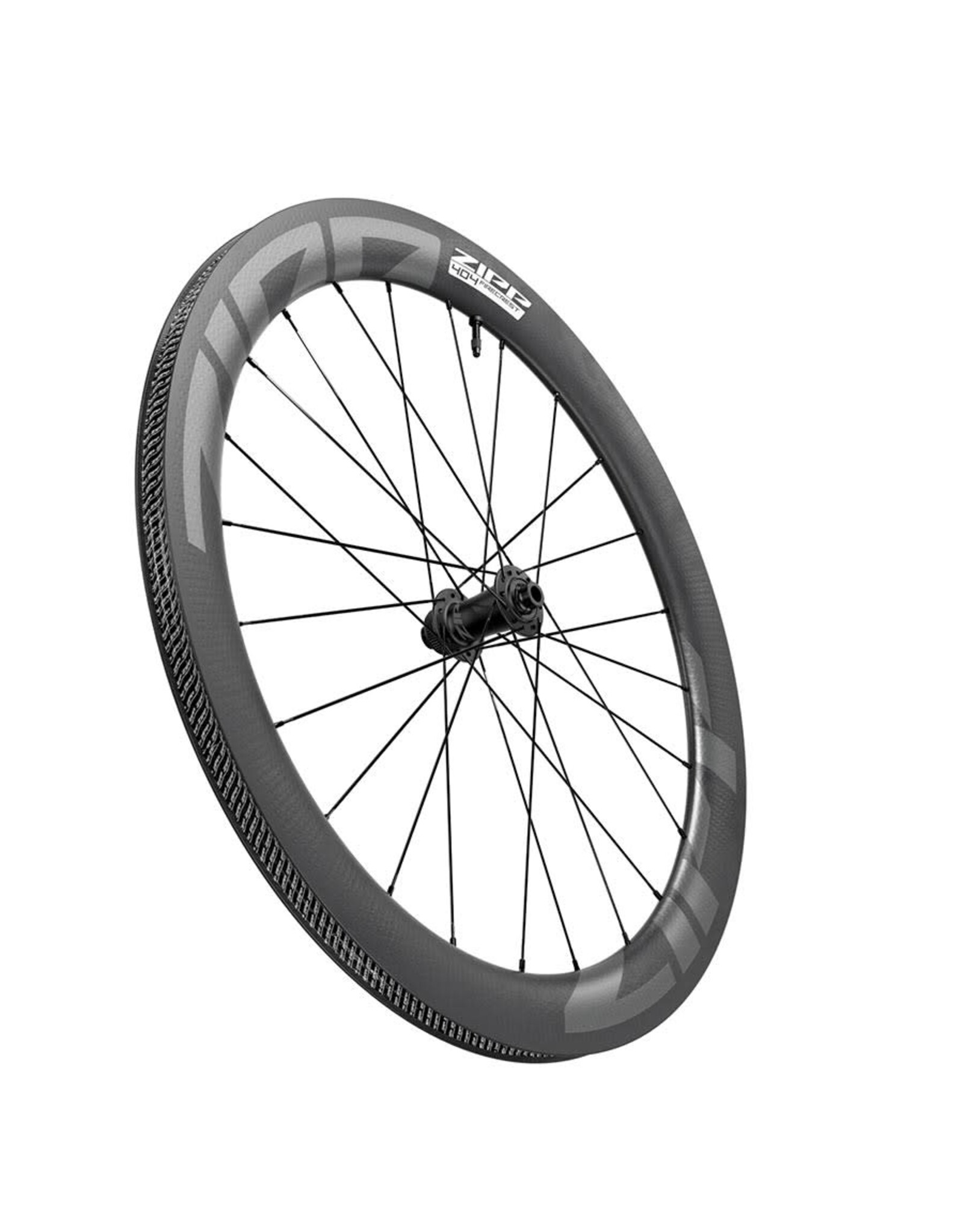 Zipp Wheel Zipp 404 Firecrest Tubeless Centerlock Disc B1 Front 700c 24h 12x100 mm Thru Axle Carbon