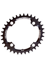 Blackspire Chainring Blackspire Snaggletooth N/W Oval 4x104 mm 34T 9/10/11/12-Sp Black