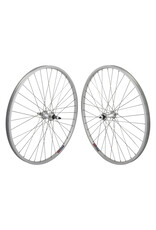 Wheel Set 26x1.5" Alloy 36h B/O 5/6/7-SP FW Silver