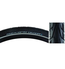 Arisun Tire Arisun Metro Cruiser 700x32c Kevlar Belted Reflective Black
