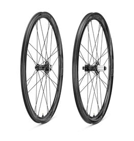 Campagnolo Wheel Set Campagnolo Shamal Carbon C21 Centerlock Disc 700c 24/24h 12x100 mm & 12x142 mm Thru Axle Campagnolo N3W