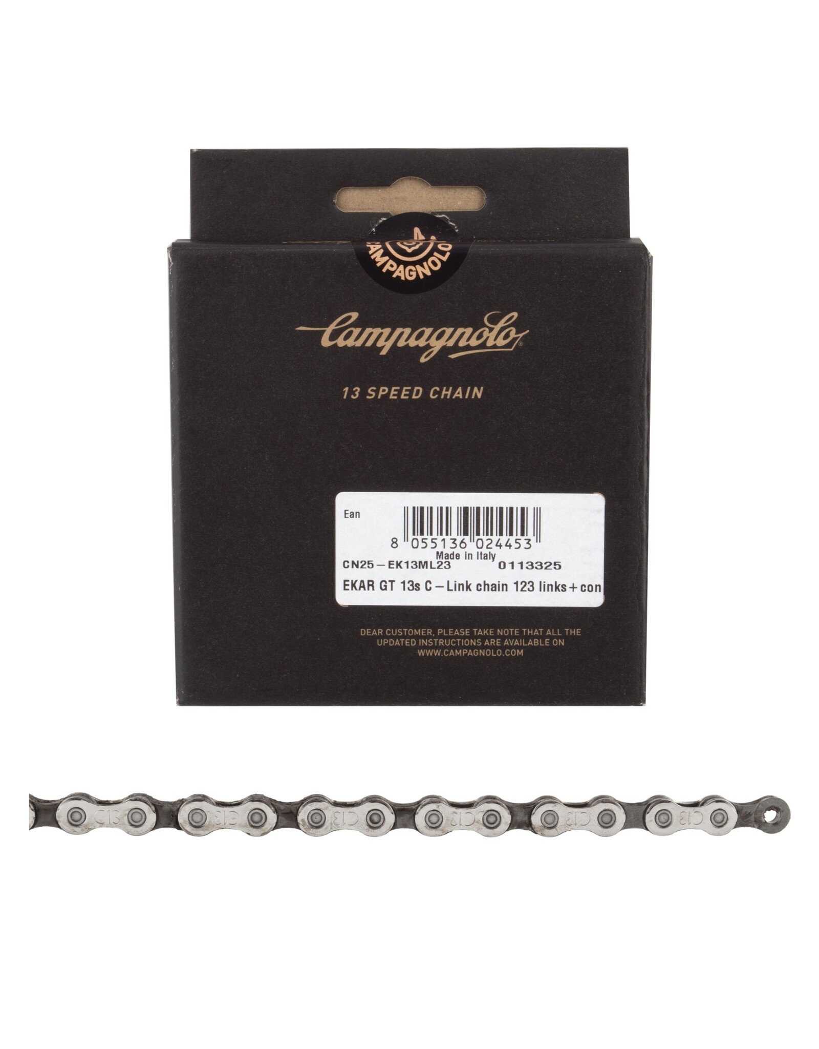Campagnolo Chain Campagnolo GT 1x13-Sp 123L w/Connector Link