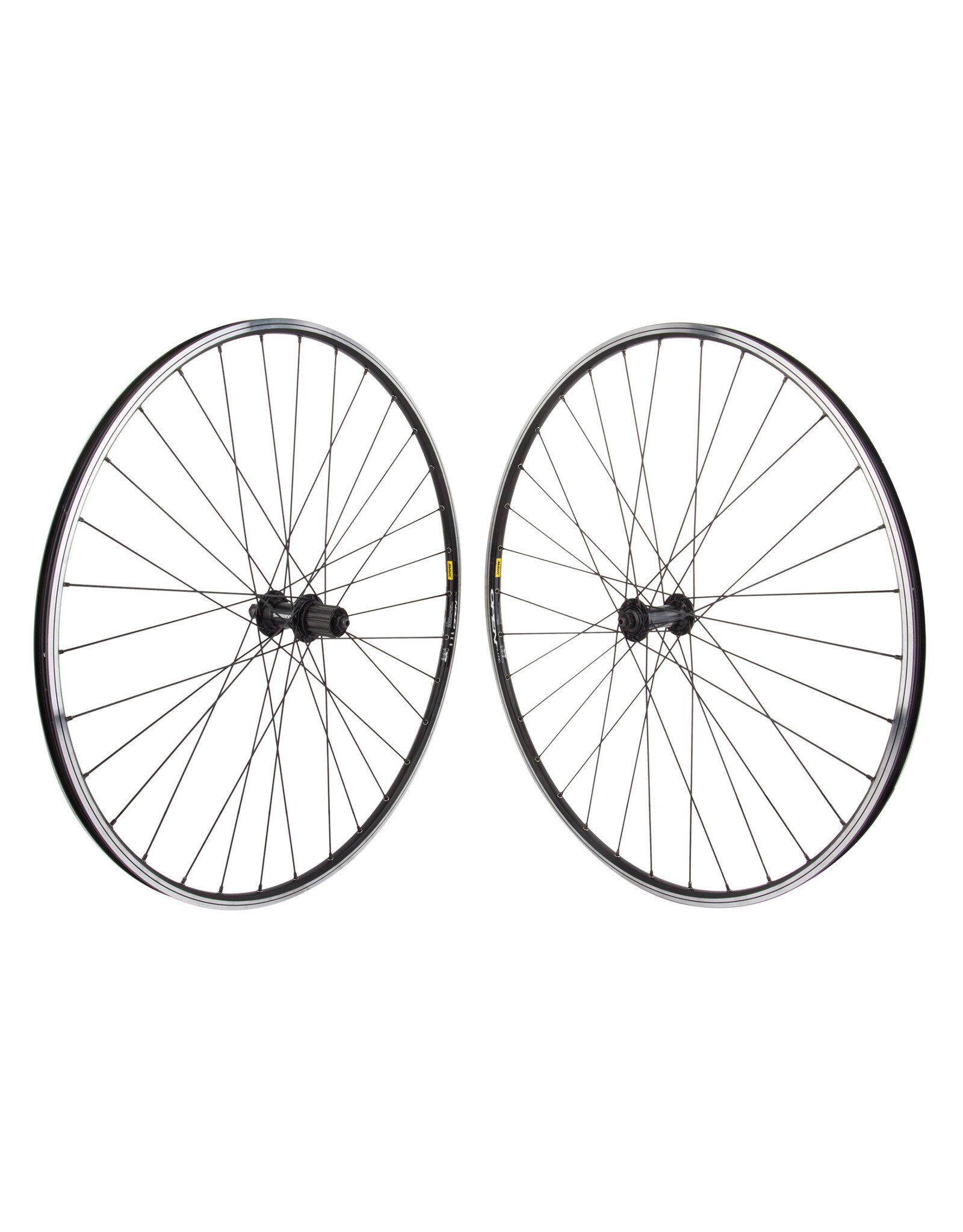 Wheel Set 700c 622x15 Mavic Open Elite 32h Shimano RS400 8/9/10/11-Sp 100/130 mm QR DTI2.0BK Black