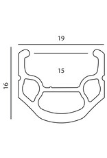 Mavic Rim Mavic Open Elite 700c 32h Black w/MSW