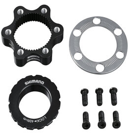 Shimano Disc Brake Rotor Adapter Shimano SM-RTAD05 For Installing a 6-Bolt Rotor on Centerlock Hubs