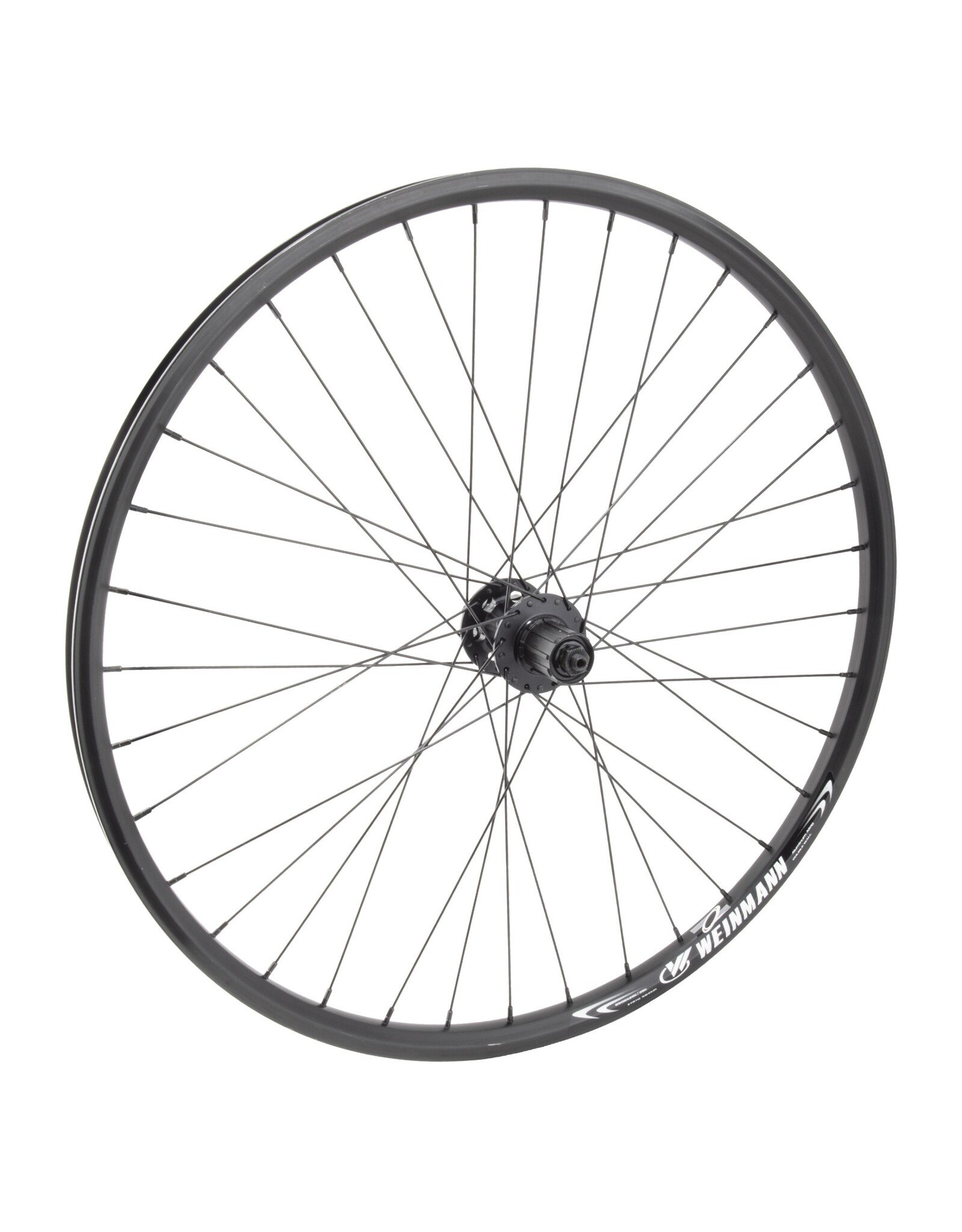 Wheel 27.5" 584x21 Weinmann XM280 WM MT2000 8/9/10-Sp Cassette 36h 6-Bolt Disc 135 mm O.L.D. 14g Black